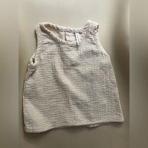 Quincy Mae Organic Cotton Top in Cream